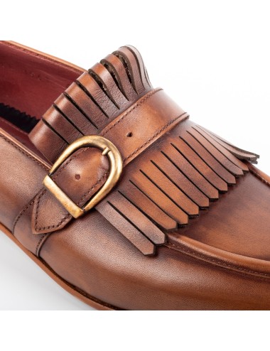 Men's Tobacco Single Monk Shoes