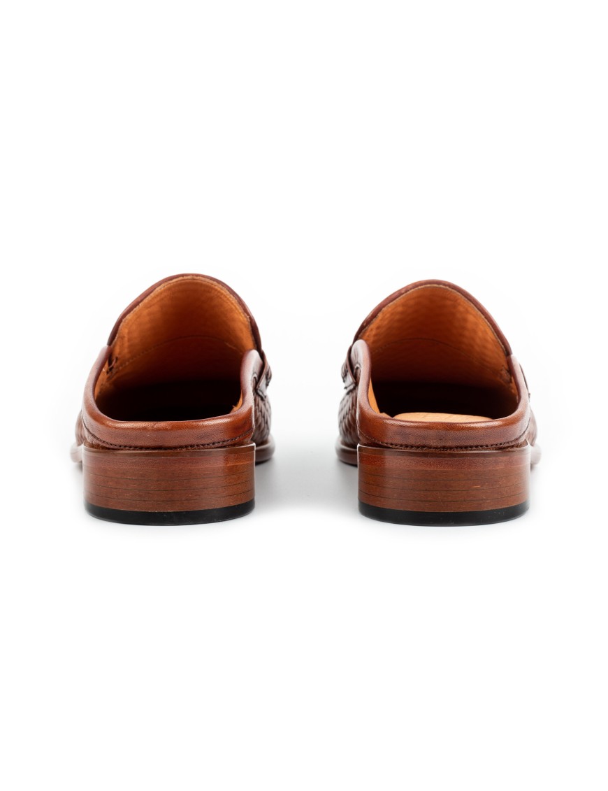 Men's Tobacco Mules