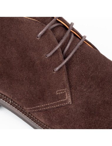Men's Brown Calfskin Suede Shoes