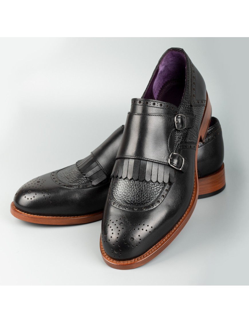 Men's Light Green Pair of Monk Shoes