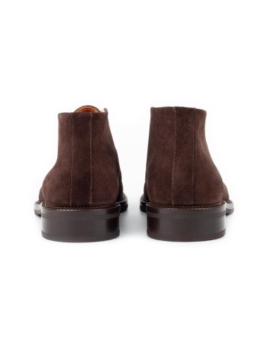 Men's Brown Calfskin Suede Shoes