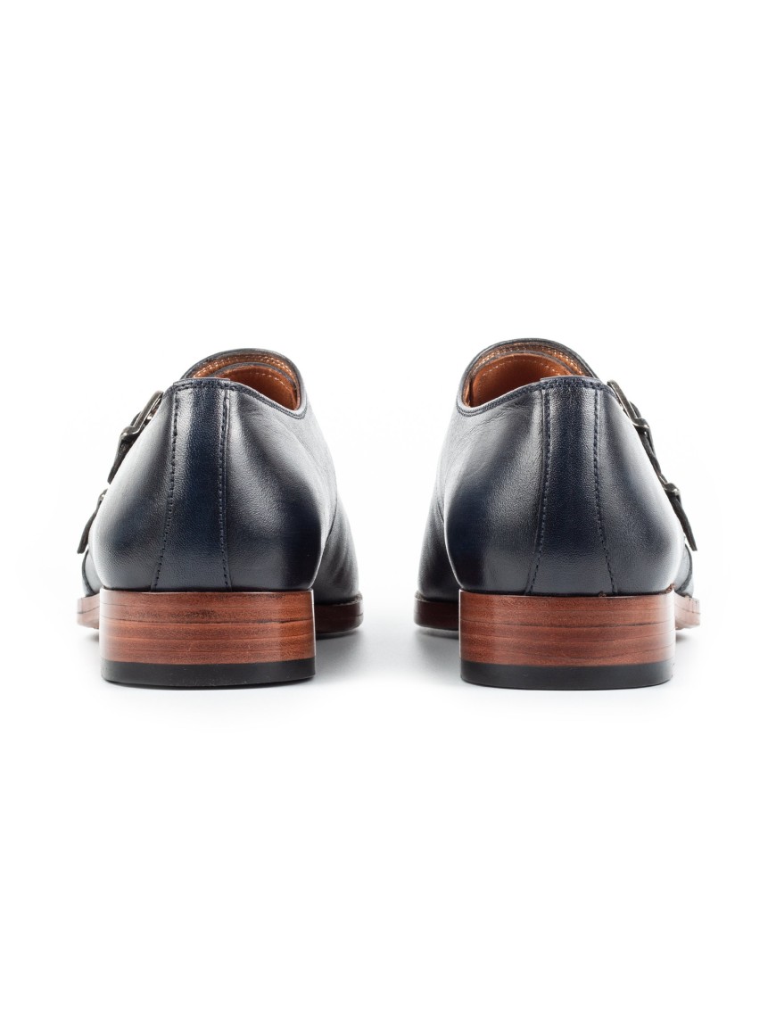 Men's Navy Handmade Dress Shoes