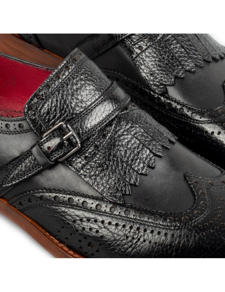 Men's Black Handmade Dress Shoes