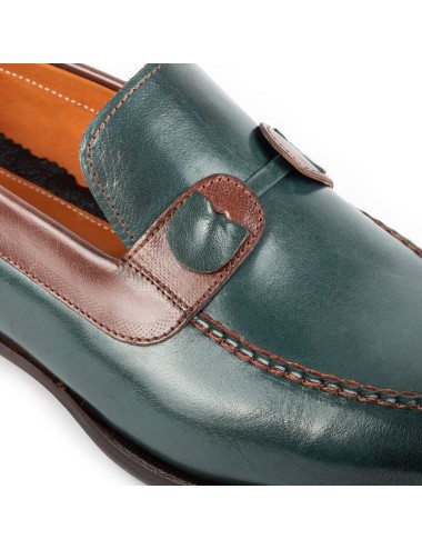 Men's Hardshell Buffalo Leather Slip-On Loafers