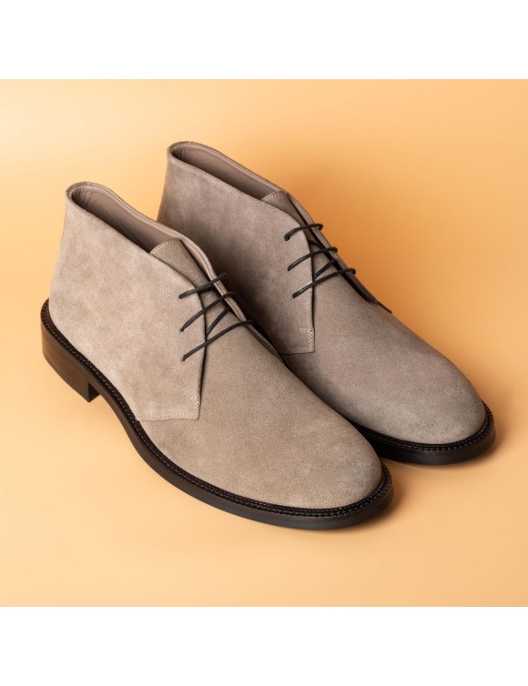 Men's Mink Calfskin Suede Shoes