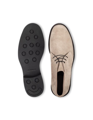 Men's Mink Calfskin Suede Shoes