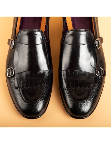 Men's Black Pair of Monk Shoes