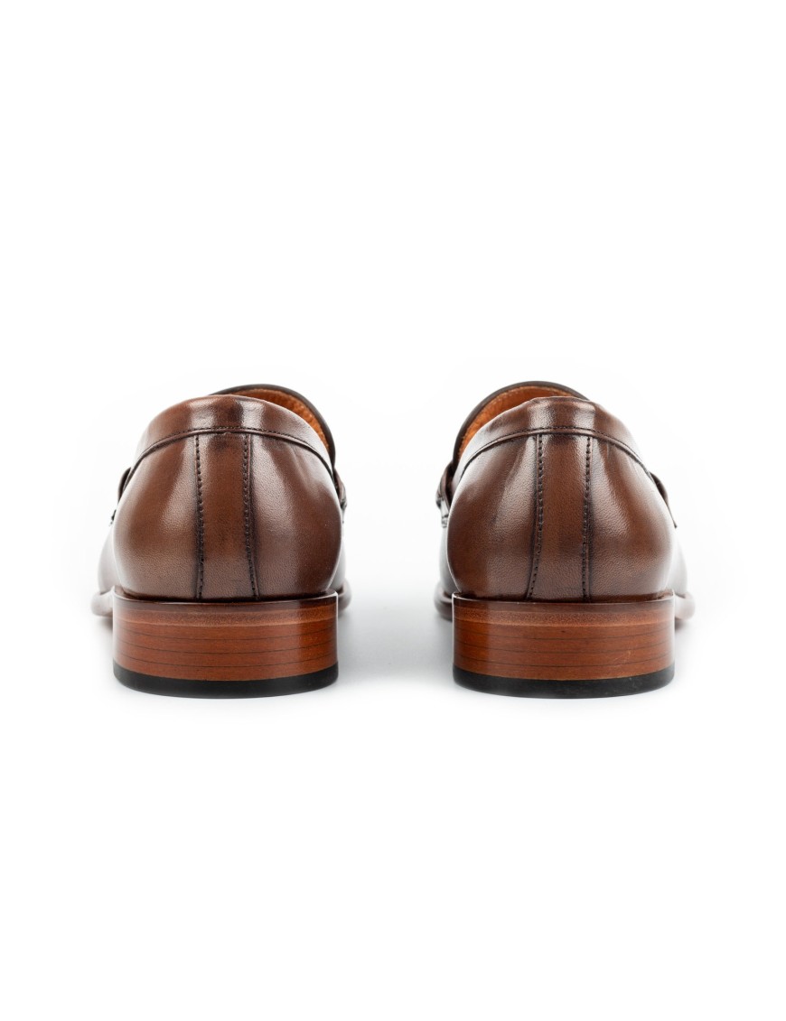 Men's Brown Slip-On Loafers
