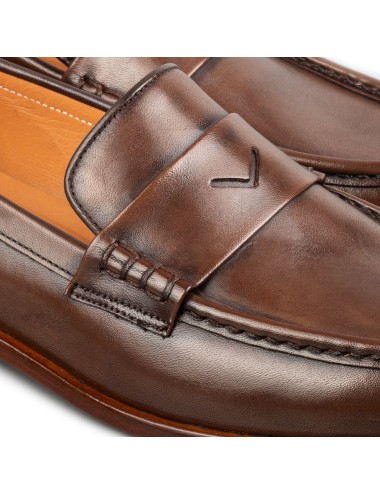 Men's Brown Slip-On Loafers
