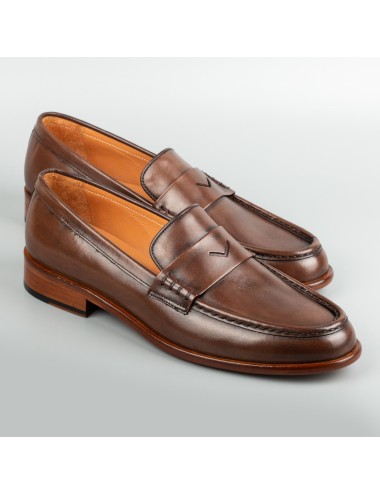 Men's Brown Slip-On Loafers
