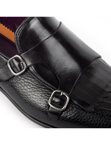 Men's Black Pair of Monk Shoes