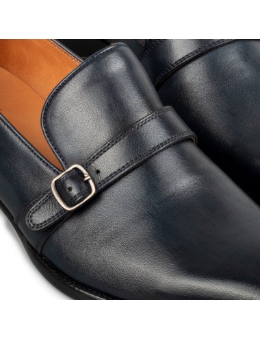 Men's Navy Handmade Dress Shoes