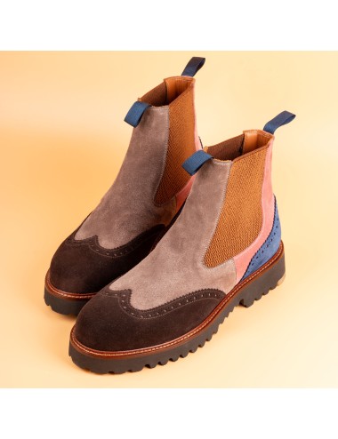 Men's Beige Handmade Chelsea Boots