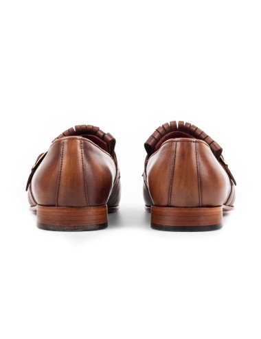 Men's Tobacco Single Monk Shoes