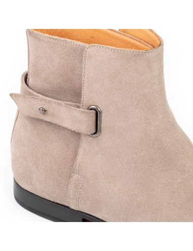 Men's Mink Suede Leather Handmade Solid Boots